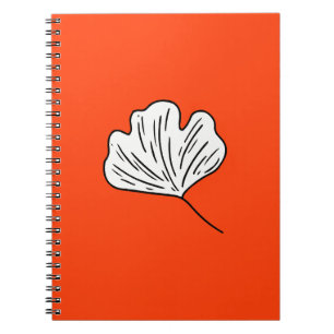 Sinaasappel Ginkgo Veerkracht en Hoop Notitieboek