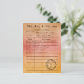 Sinaasappel Gold Library Kaart Sla de datum op (Staand voorkant)