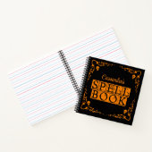 Sinaasappel Goth Spreukenboek Gepersonaliseerd Notitieboek (Binnen)