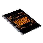 Sinaasappel Goth Spreukenboek Persoonlijk Notitieboek (Rechterzijde)