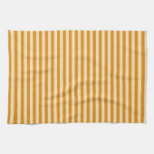 Sinaasappel Goud Streep Chef Theedoek (Horizontaal)