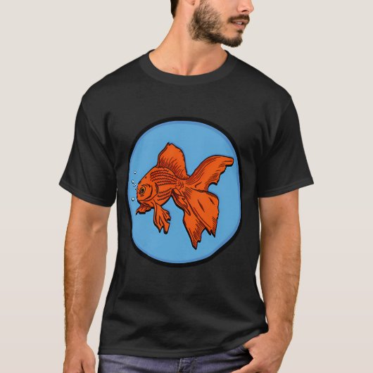 Sinaasappel Goudvis T-shirt (Voorkant)