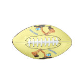 Sinaasappel graafmachine cartoon american football (Voorkant)