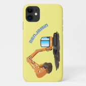 Sinaasappel graafmachine cartoon Case-Mate iPhone case (Achterkant)