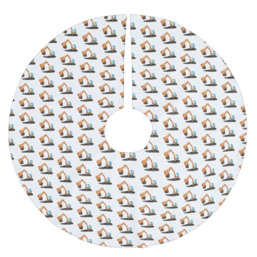 Sinaasappel graafmachine cartoon kerstboom rok (Voorkant)