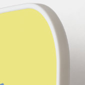 Sinaasappel graafmachine cartoon pickleball paddle (Links Detail)