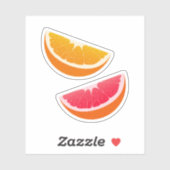 Sinaasappel & Grapefruit Citrus Stickers (Vel)