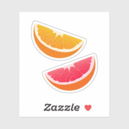 Sinaasappel & Grapefruit Citrus Stickers