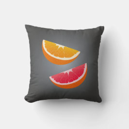 Sinaasappel & Grapefruit Citrus Worpkussen Kussen