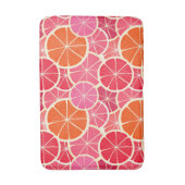 Sinaasappel & Grapefruit Citrusvruchten Patroon Badmat (Voorkant Verticaal)