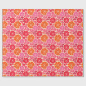 Sinaasappel & Grapefruit Citrusvruchten Patroon Cadeaupapier (Vlak)