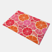 Sinaasappel & Grapefruit Citrusvruchten Patroon Deurmat (Schuin)