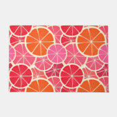 Sinaasappel & Grapefruit Citrusvruchten Patroon Deurmat (Voorkant)