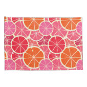 Sinaasappel & Grapefruit Citrusvruchten Patroon Kussensloop (Achterkant-Rechts)