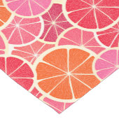 Sinaasappel & Grapefruit Citrusvruchten Patroon Medium Tafelloper (Hoek)