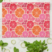Sinaasappel & Grapefruit Citrusvruchten Patroon Theedoek (Gevouwen)