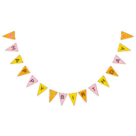 Sinaasappel, grapefruit en citroen vlaggetjes