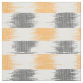 Sinaasappel grijs wit modern patroon gestreept stof (Swatch)