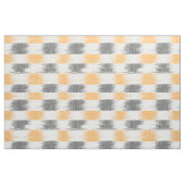 Sinaasappel grijs wit modern patroon gestreept stof (Fat Quarter)