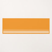sinaasappel & grijs yogamat (Voorkant (horizontaal))