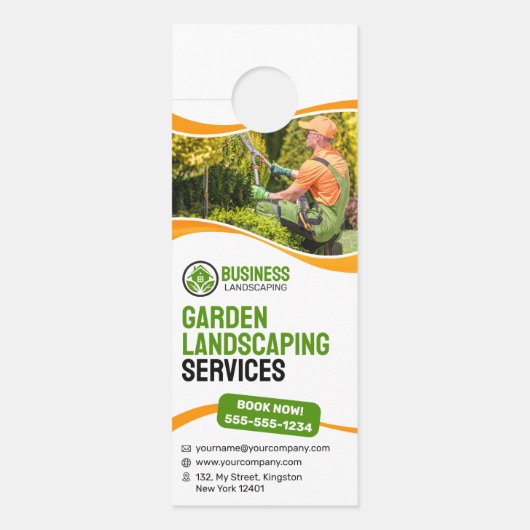 Sinaasappel & groen Tuin Landschapsarchitectuur La Deurhanger (Voorkant)