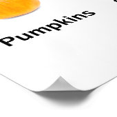 Sinaasappel groenten en fruit poster (Hoek)