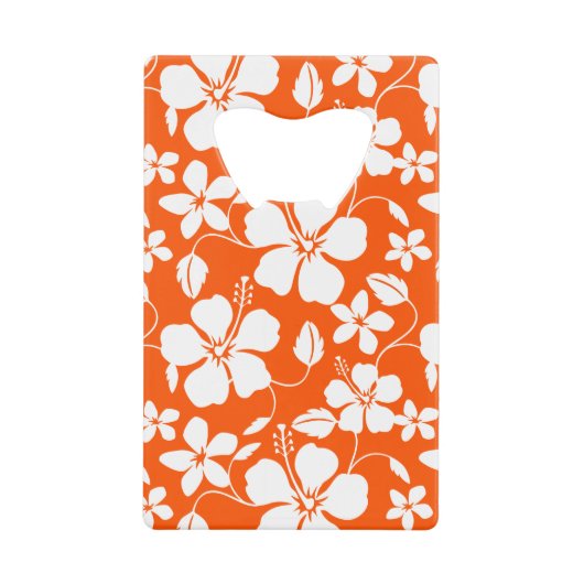 SINAASAPPEL HAWAÏAN HULA (HIBISCUS) CREDITKAART FLESSENOPENER (Voorkant)