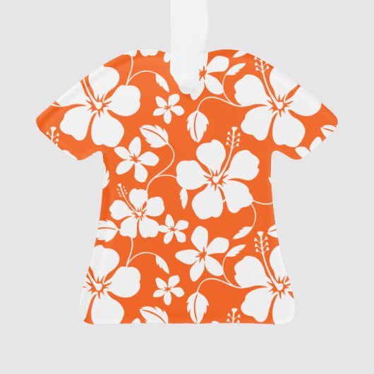SINAASAPPEL HAWAÏAN HULA (HIBISCUS) ORNAMENT (voorkant)