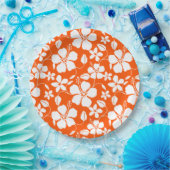 SINAASAPPEL HAWAÏAN HULA (HIBISCUS) PAPIEREN BORDJE (Feest)