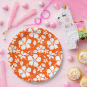 SINAASAPPEL HAWAÏAN HULA (HIBISCUS) PAPIEREN BORDJE (Feest)