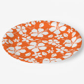 SINAASAPPEL HAWAÏAN HULA (HIBISCUS) PAPIEREN BORDJE (Gekanteld)