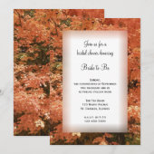 Sinaasappel  Herfst Vrijgezellenfeest Kaart (Voorkant / Achterkant)