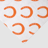 Sinaasappel Hoefijzer Silhouet Modern Horses Schuu Tissuepapier (Detail)