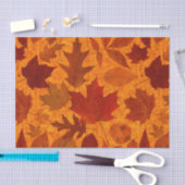 Sinaasappel in het najaar tissuepapier (Craft)