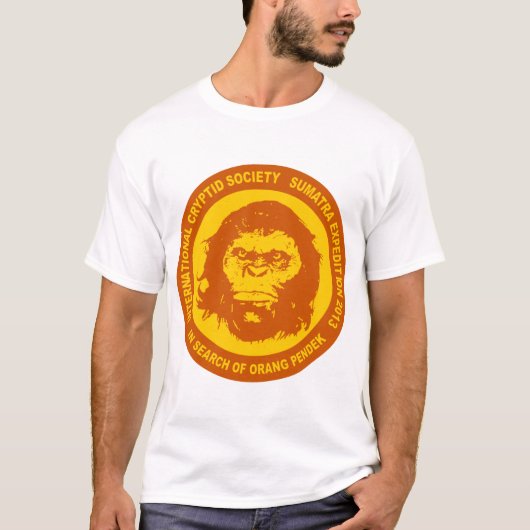 Sinaasappel IN ZOEK NAAR ORANG PENDEK - Sumatra Bi T-shirt (Voorkant)