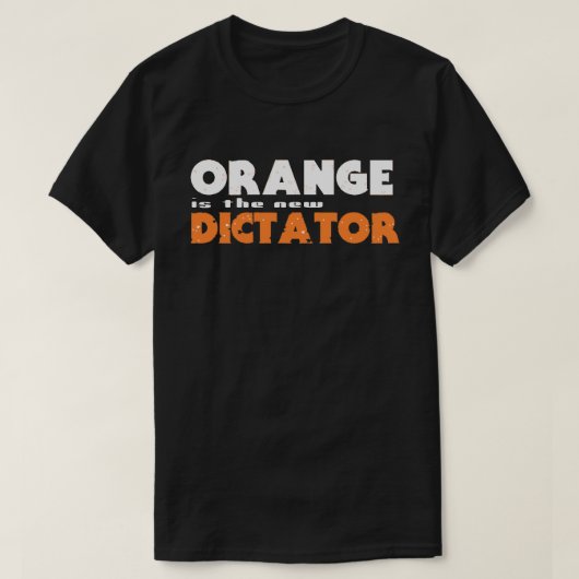SINAASAPPEL is de nieuwe dictator T-shirt (Design voorkant)