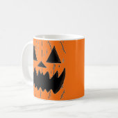 Sinaasappel Jack O' Lantern Koffiemok (Voorkant links)