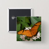 Sinaasappel Julia Butterfly Button (Voorkant /achterkant)