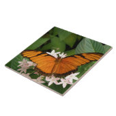 Sinaasappel Julia Butterfly Tile Tegeltje (Zijkant)