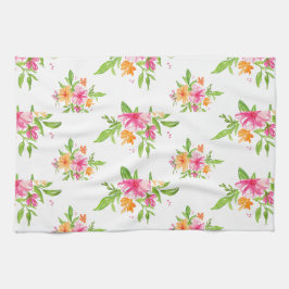 Sinaasappel keukenhanddoek voor de Waterverf van F