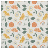 Sinaasappel & Kiwi Patroon  Stof (Swatch)