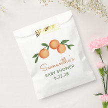 Sinaasappel Kleine Moppie Citrus Baby Shower