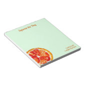 Sinaasappel Knijp de Dag Schattigee Inspirerend Ci Notitieblok (Schuin)