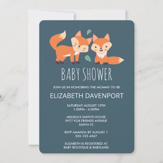 Sinaasappel kossen Baby shower (Voorkant)