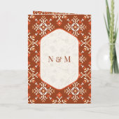 Sinaasappel kruissteek Alles in een sikh bruiloft (Achterkant)