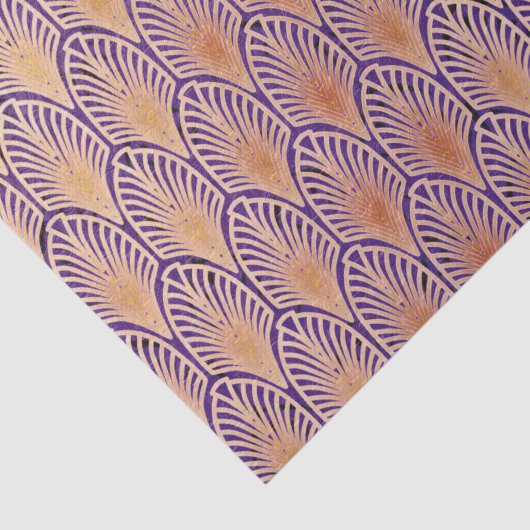 sinaasappel, kunstdeco, metallisch, biet, koraal,  tissuepapier (Detail)