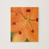 Sinaasappel Lily Floral Puzzle Legpuzzel (Verticaal)