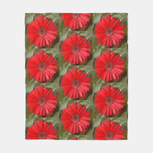 Sinaasappel Madeliefje Botanische Bloemen Fleece Deken
