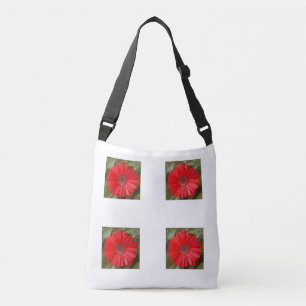 Sinaasappel Madeliefjes Bloemmotief Schoudertas Crossbody Tas