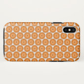 Sinaasappel madeliefjes in 70s stijl Case-Mate iPhone case (Achterkant (horizontaal))